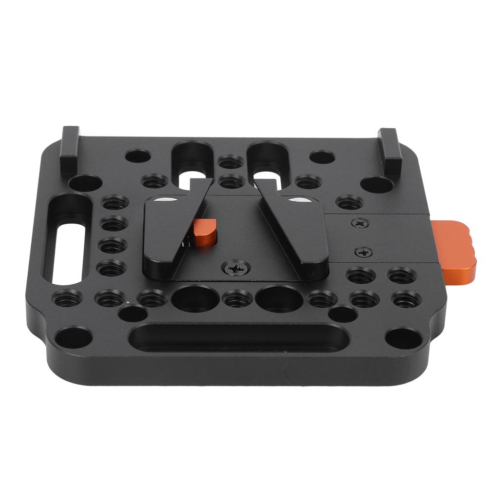 

Полностью металлическая площадка для аккумулятора V-mount, быстросъемная пластина с резьбовым отверстием, оранжевая