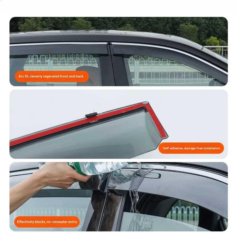 For Geely Galaxy E5 /EX5 Car Window Rain Guard Decorative Bright Strip Special Modification Door Rearview Mirror Visor