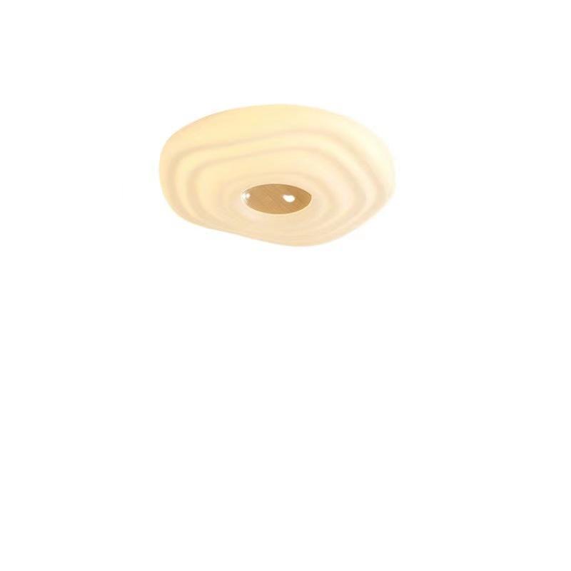 Warm Romantic Solid Wood Flower Ceiling Light for Children's or Master Bedroom