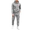 Men's Sweatshirt Suit Men's Solid Color Casual Sports Suit Sweatshirt Suit