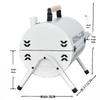 Foldable Chimney BBQ Grill & Tea Stove