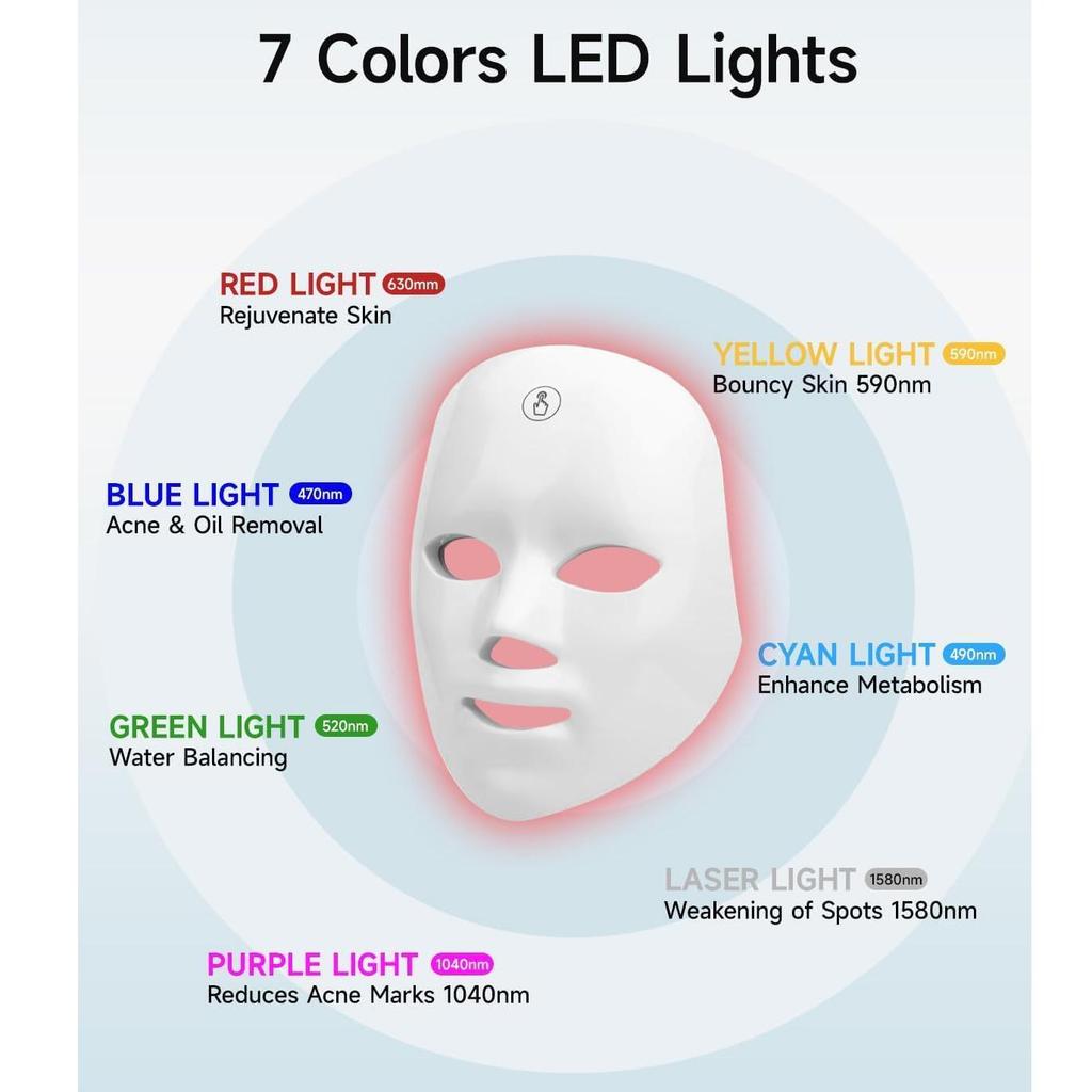 Beauty Led Mask, Led Face Mask Light Therapy