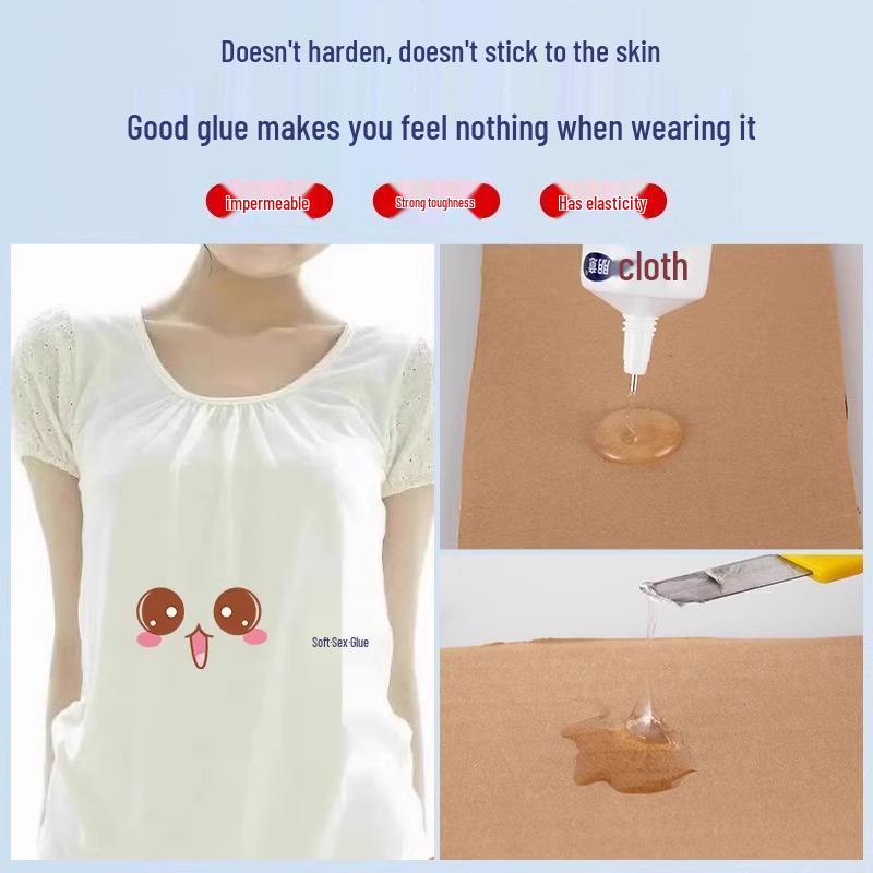 Specialized Fabric Glue for Clothing Logos and Repairs
