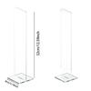 1pc of Detachable Transparent Acrylic Memo Board, Computer Screen Memo Clip Board, Message Board, Office Desktop Accessories