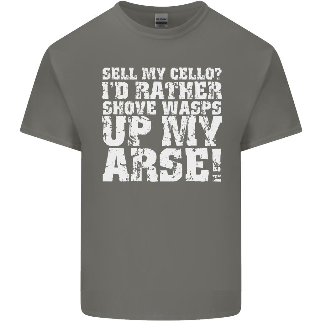 Sell My Cello Player Funny Music Unisexs Light Cotton TShirt