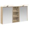 Bathroom Cabinet Set 3 Pcs 116 X 16 X 62.5 Cm Engineered Wood