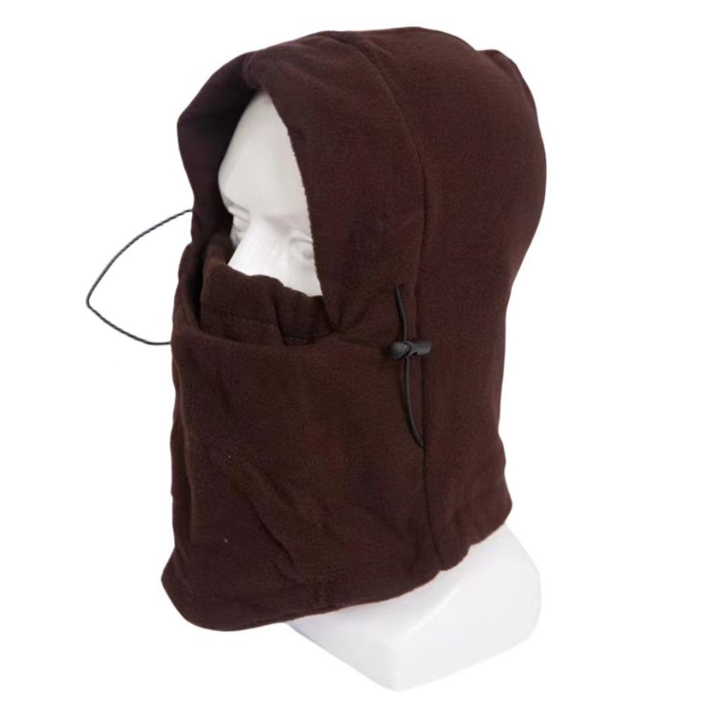 Windproof Neck Warmer Hooded Design Face Mask New Fleece Balaclava  For Women Men