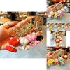 Adorable Resin Cartoon Keychain Perfect For Kids' Backpacks And Car Keys