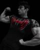 Tricou Fitness Breathedivinity pentru Bărbați cu Uscare Rapidă - Respirabil, Elasticitate Ridicată, Mânecă Scurtă, Compresie.