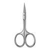 Ruyi Beauty Stainless Steel Small Scissors: Pointed & Round Tips for Eyebrows and Nose Hair Grooming.