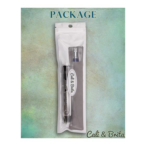 Cali&Brita Metal Mechanical Pencil, 4mm Lead, for Mark Sheets, Drawing, Architecture, with 8 Refills and Case