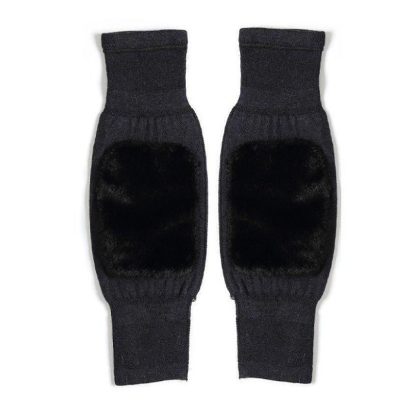 Winter Warme Knieschützer Beinwärmer Outdoor Radfahren Mit Dickem Samt Für Herren- Und Damengelenke Warme Kniebandage