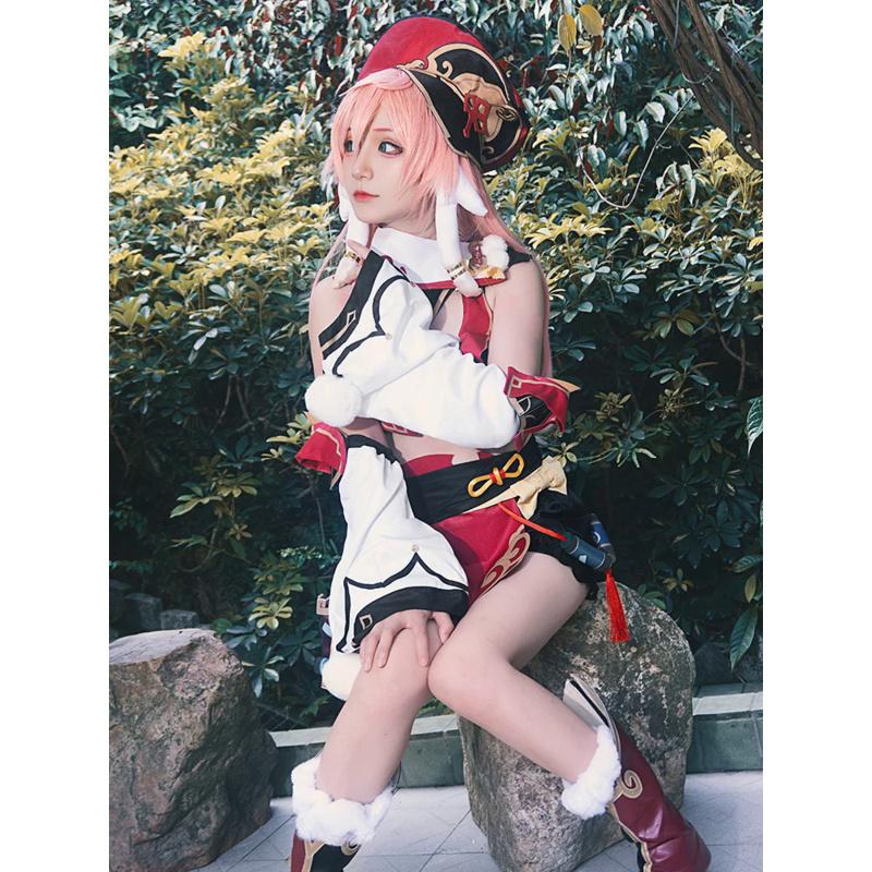 Game   YanFei Cosplay Costume Yan Fei Sexy Outfits with Hat Bag Halloween Carnival Suit For Women Custom Made