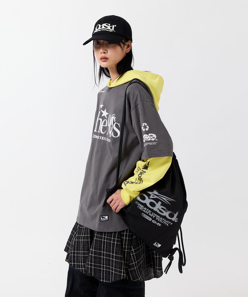 Oddstudio Odsd Curved Sporty String Bag - Black
