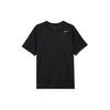 Nike Dri-Fit Team Legend Patogūs Greitai džiūstantys Marškinėliai trumpomis rankovėmis Vyriški viršutiniai drabužiai Juodi IB8898-010