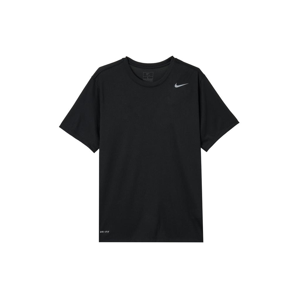 Nike Dri-Fit Team Legend Patogūs Greitai džiūstantys Marškinėliai trumpomis rankovėmis Vyriški viršutiniai drabužiai Juodi IB8898-010