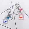 Cute Pet Fish Keychain Ornament Keyring Lovely Pendant for Bag Backpack Purse