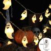 Pumpkin Halloween Decorations for Home 1.5m 10Led Halloween Light String  Hanging Lamps