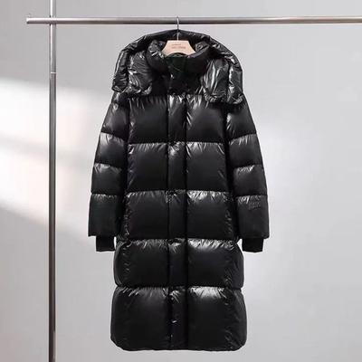 Winter Down Coat For Men Women Casual Loose Fit Black Couple's Jacket Thickened X-Long Sleeve Hooded Parka
