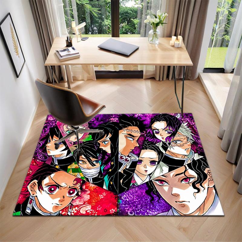 Japanese manga artist Koyoharu Gotouge's Demon Slayer carpet is suitable for living room and bedroom doormats office balcony decorative rugs H9