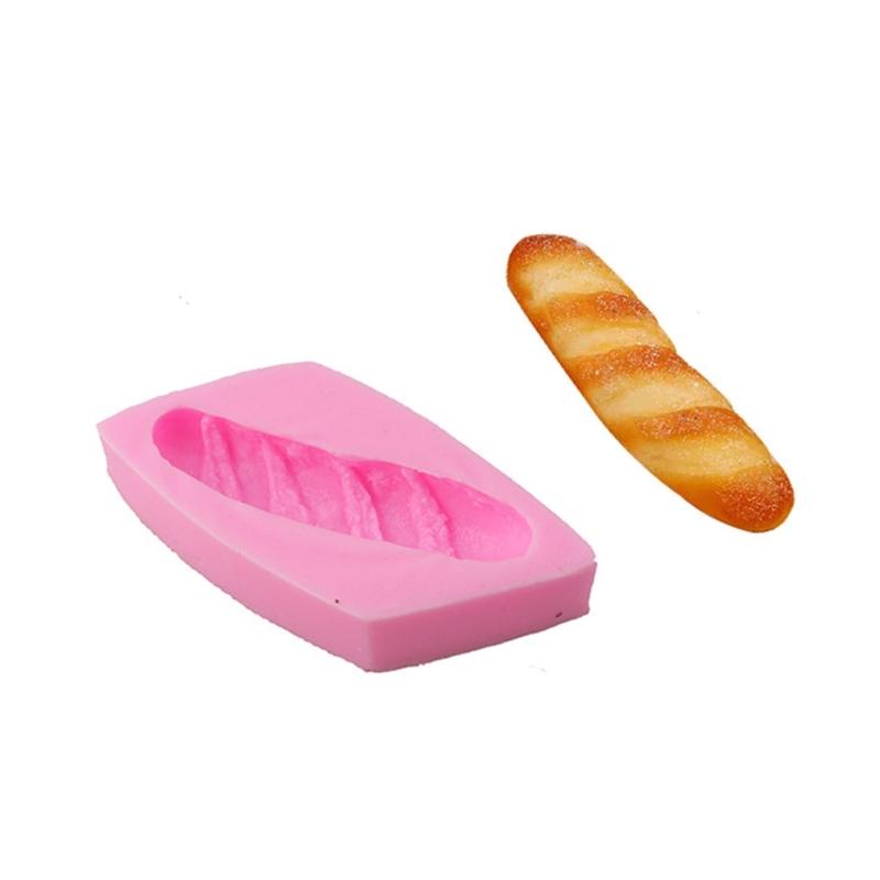 

Square Sliced Bread Silicone Mold Bread Biscuit-Resin Molds Sliced Bread Chocolate Fondant Home Ornaments Making Tools рожевий