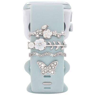 Cinturino in Silicone Fibbia Decorativa Accessori per Orologi Fai da Te