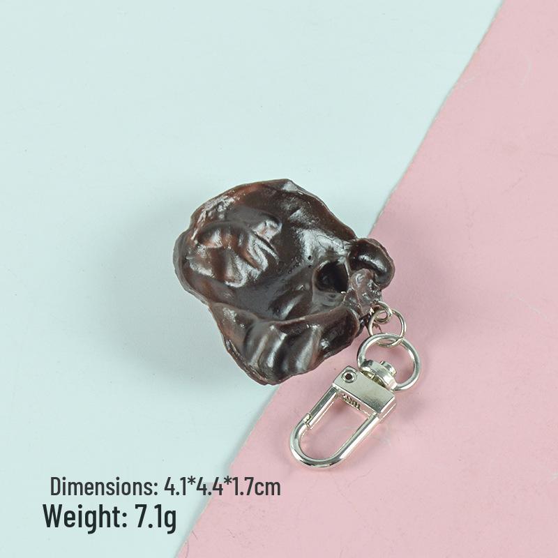 Vegetable Keychain Set: Chili, Broccoli, Garlic Food Pendants - Unique Bag Accessories