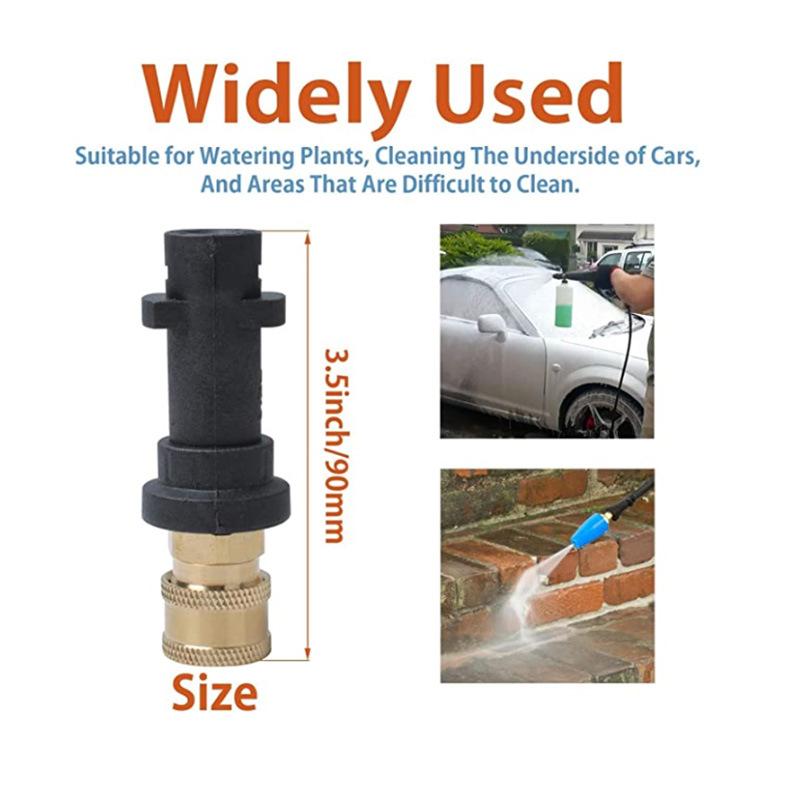 Specially Used As Accessories For High-Pressure Water Gun K2K7 Quick Adapter Car Washing Nozzle Five Color Foam Pot