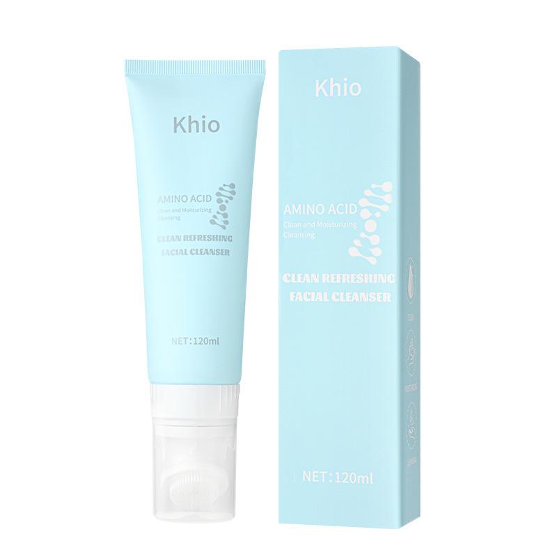 Amino Acid Facial Cleanser: Gentle, Moisturizing Foam Brush Head