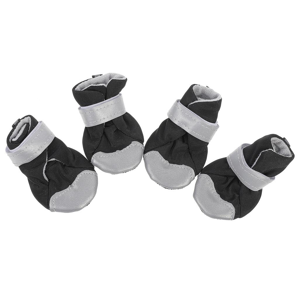 4pcs Dog Shoes Pet Breathable Anti-skid Outdoor Footwear Reflective Puppy Small Size Soft Bottom Lightweight Durable