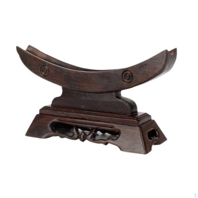Samurai Sword Display Rack Tanto Holder Wood Decoration Flute Stand for Collection