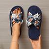 Fashion Women Fashion Lady Slippers Retro Summer Beach Open Toe Flat Shoes for Women Casual Slippers Slip On Flat Sandals Slides Women