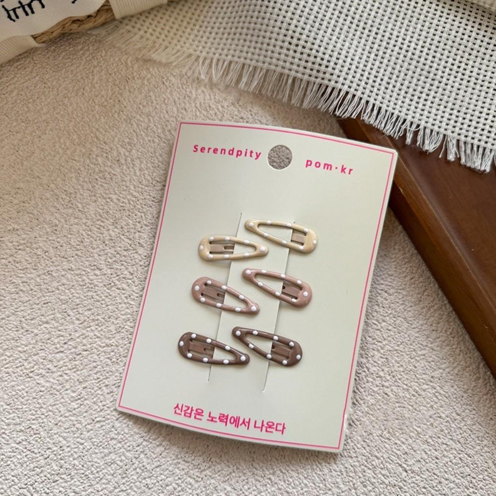 6 pièces/ensemble Pinces à cheveux douces Barrettes mignonnes Accessoires pour cheveux Épingle à cheveux pour filles