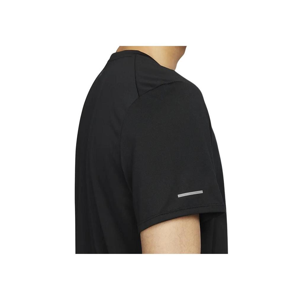 Nike Dri-Fit Rise 365 Running Energy Printed Round Neck Casual Short Sleeve T-Shirt Men Tops Black FN3295-010