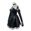 Death Note Cosplay Costume Misa Amane Cosplay Black Suspender Skirt Halloween Lolita Dress Set
