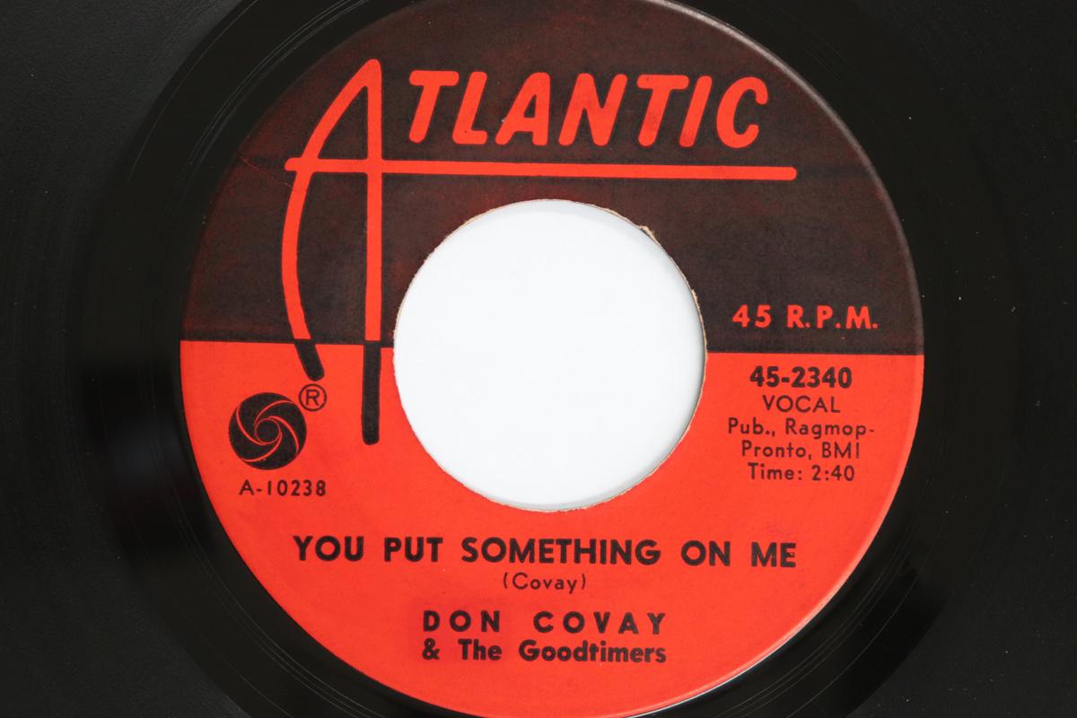 

7-дюймовая пластинка DON COVAY & THE GOODTIMERS - You Put Something On Me / Iron Out 452340 ATLANTIC 1966 US Соул/Фанк Б/У