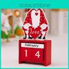 Härlig 3d Alla hjärtans dag Dekorativt Hjärta Tomte Nedräkningskalender Display