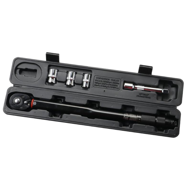 Bidirectional Adjustable Torque Wrench with Preset Function and Ergonomic Handle Fit for Precise Tightening Applications