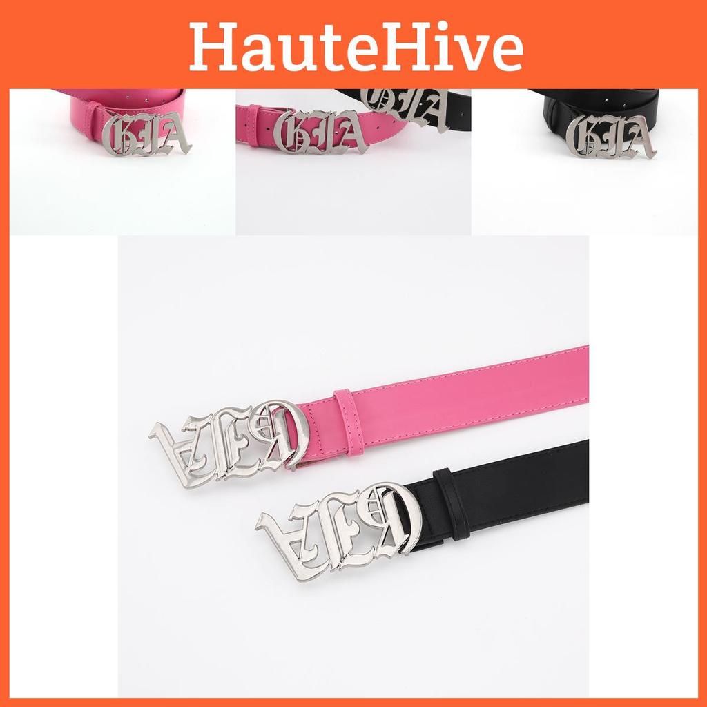 Women's Casual Jeans Belt New Fashion Decorative Smooth Buckle Korean Style Simple Chic Belt In Stock