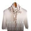 Retro mulberry silk scarf fashion temperament silk twill rhombus scarf spring new neck accessories silk scarf