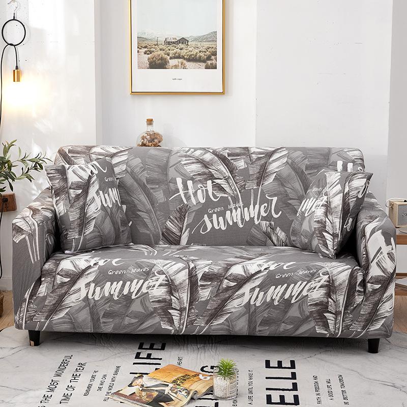 Geometric Printing Stretch Sofa Cover All-Inclusive Non-Slip Sofa Slipcover Combination Imperial Concubine Living Room Fabric Craft