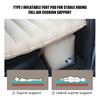 Ultra-soft Flocking Environmental Fabric Car Inflatable Bed Air Cushion Bed Car Travel Bed Portable and Comfortable