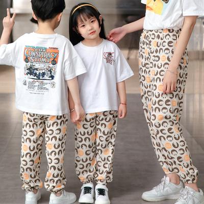 Family Bloomers Boys and Girls Pants Haren Pants Children's Pants Thin Summer Loose Mosquito Pants