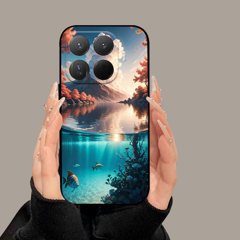 For Xiaomi 15T Pro / 15T Case Fashion Painted Soft Matte Silicone Back Cover For Xiaomi 15 T 15T Pro 5G Full Phone Shell Coque