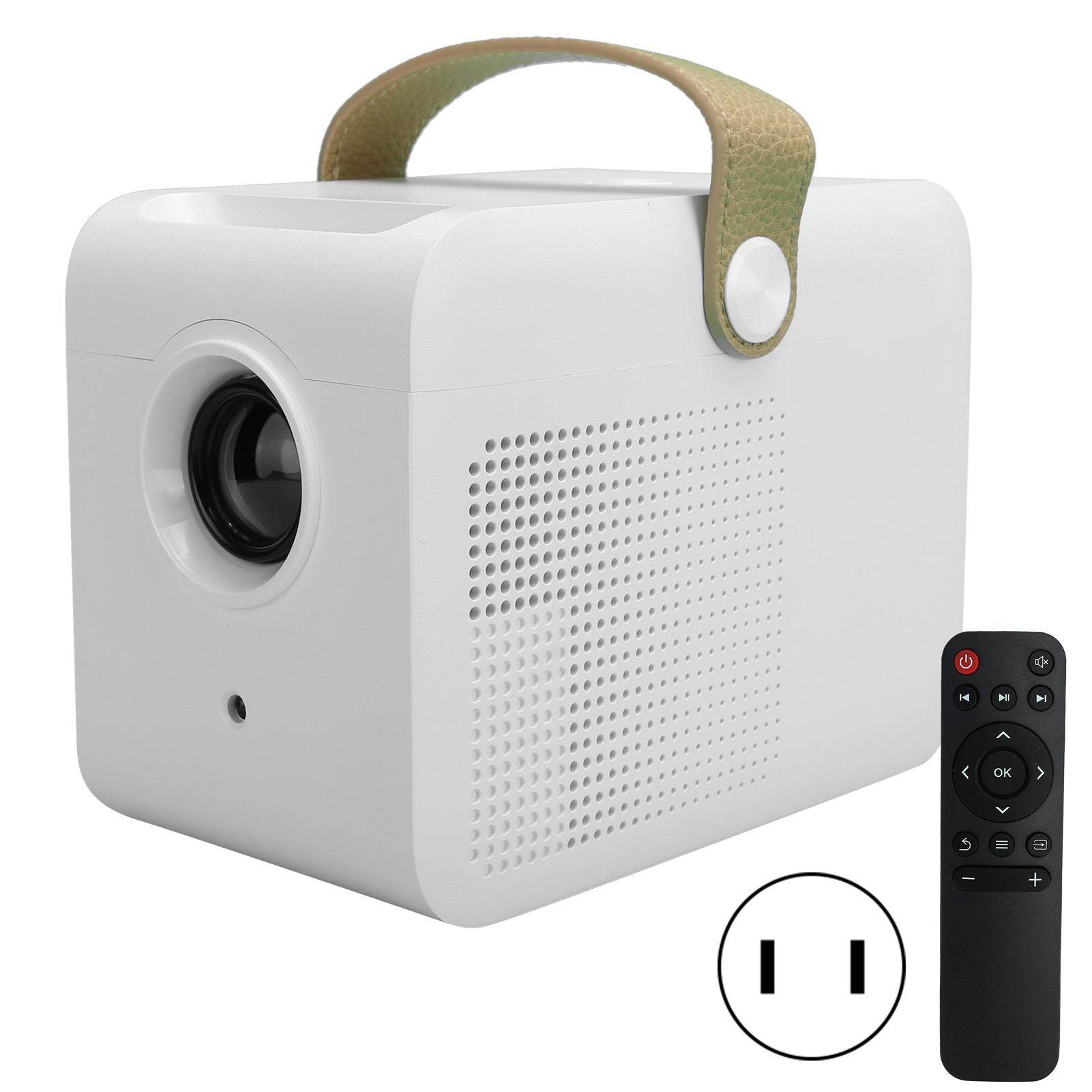 

Projector Home Mini Portable HD Wall Video Projection LCD 480 X 360 400:1 US Plug