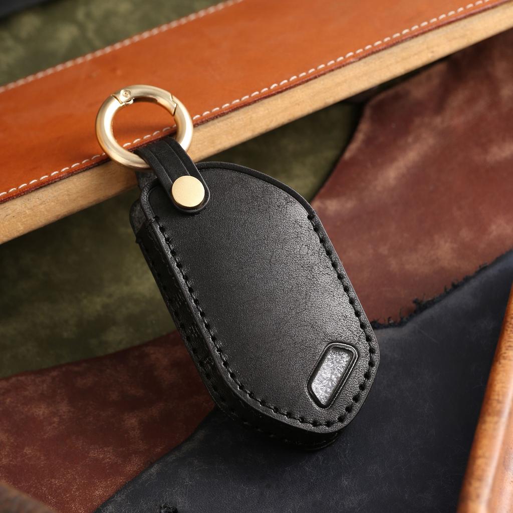 Customized key bag is suitable for the new Kia key cover, the new handmade genuine leather high-end car key protection bag.