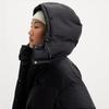 Levi's Puffer Jacket WESTERN Insulated Puffer Detachable Hood Bubble Short Jacket Women's A8527-0003 US M