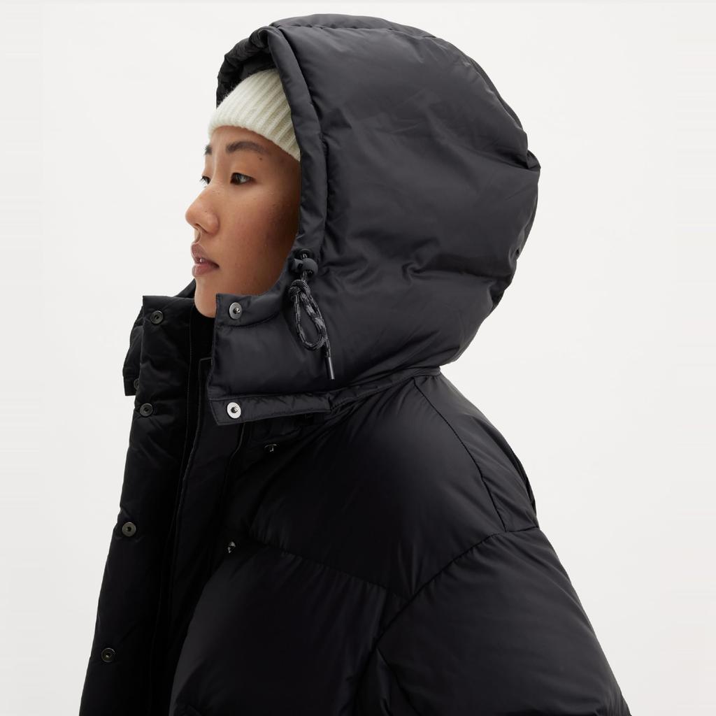 Levi's Puffer Jacket WESTERN Insulated Puffer Detachable Hood Bubble Short Jacket Women's A8527-0003 US M