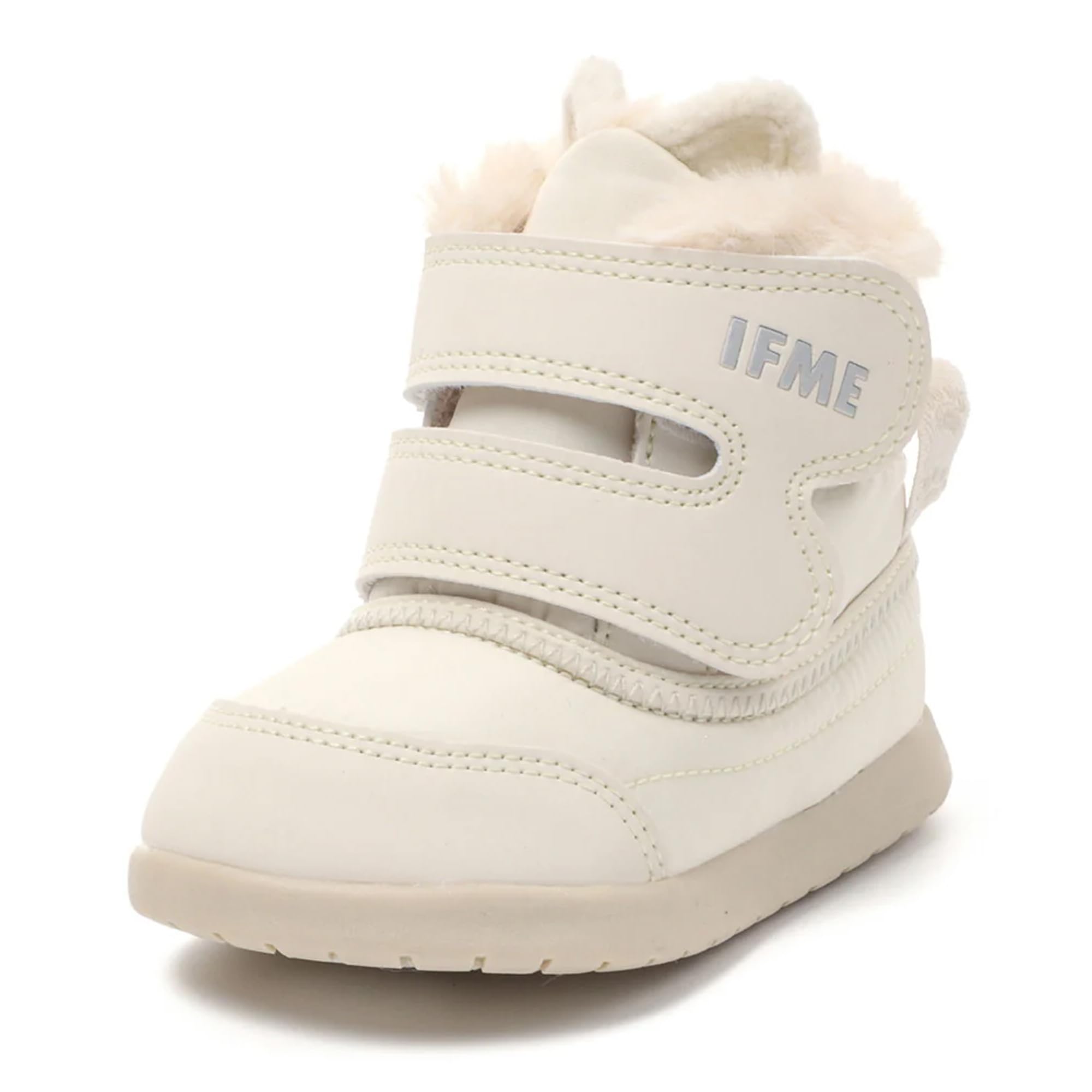 

IFME Baby Fur 3E Shoes, Boots, White, 13.5 cm,