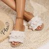 Outdoor Womens Flat Sandals With Floral Pattern For Casual Summer Walks